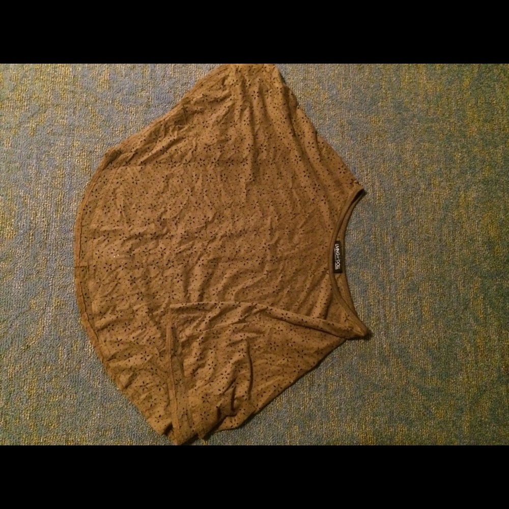 Living Doll dolman top small unusual fabric soft